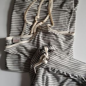 Whisper Jersey striped cami and shorts